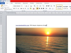 PDF dosyası nasıl oluşturulur